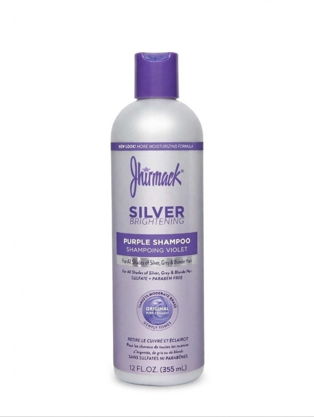 Jhirmack Silver Brightening Purple Shampoo 12 oz New